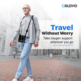 AI Powered Portable Oxygen Concentrator With Smart Pulse Flow | 1–7L Adjustable Oxygen Output | 90–94% Oxygen Purity