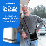 AI Powered Portable Oxygen Concentrator With Smart Pulse Flow | 1–7L Adjustable Oxygen Output | 90–94% Oxygen Purity