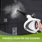 Handheld Steam Cleaner | Effortless, Powerful & Chemical-Free Deep Cleaning (12-Piece Kit)