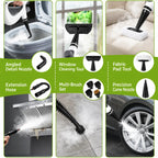 Handheld Steam Cleaner | Effortless, Powerful & Chemical-Free Deep Cleaning (12-Piece Kit)